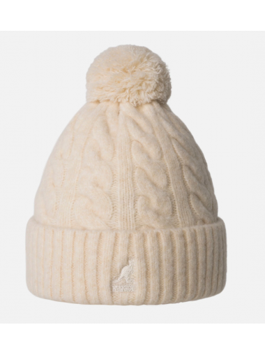 Kangol Pom Pom Beanie Chalk